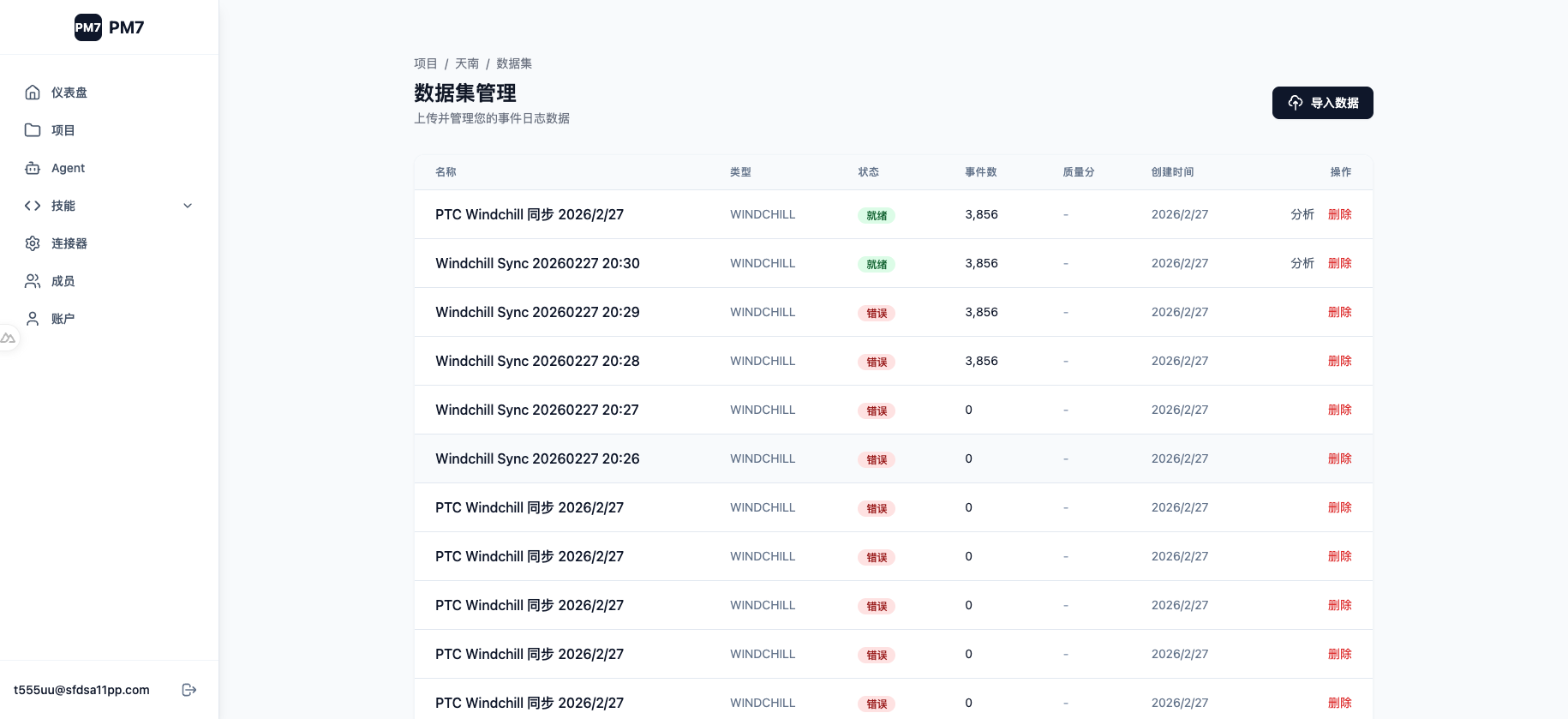数据集管理